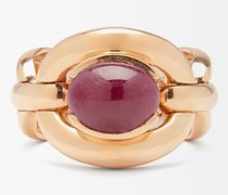 Catena Ruby & 18kt Rose-gold Ring