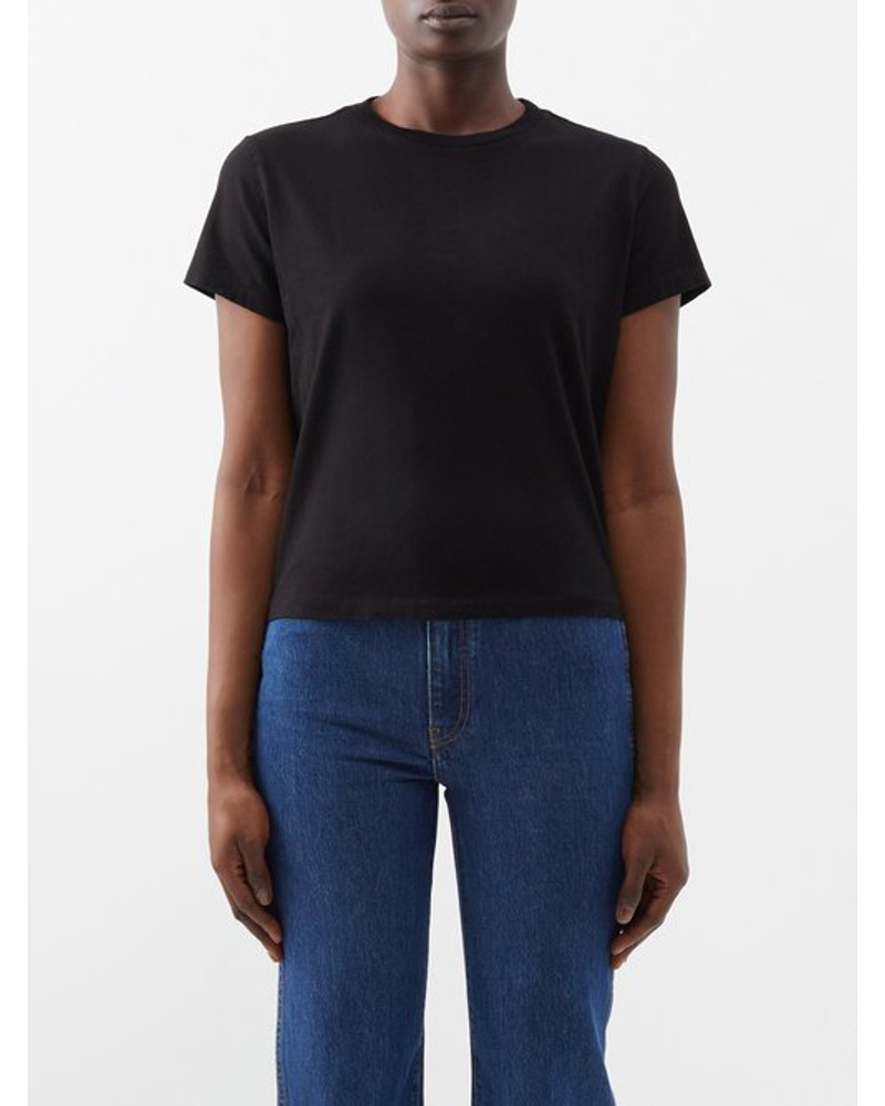 RE/DONE Damen Heritage Cotton-jersey T-shirt
