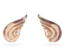 Gleam Morganite & 18kt Rose-gold Clip Earrings