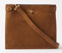 Stowaway Suede Cross-body Bag