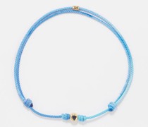 Sapphire & 14kt Gold Cord Bracelet