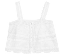 Sully Cotton Floral-lace Top
