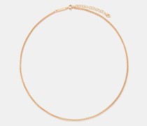 14kt Gold Box-chain Necklace