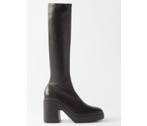 Nelly 110 Stretch-leather Knee-high Boots