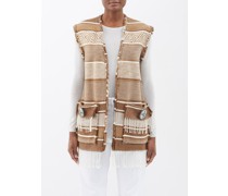 Diana Fringe-trim Cotton-blend Jacket