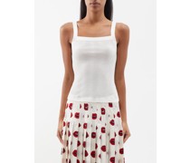 Oylan Cotton-blend Ribbed-jersey Tank Top