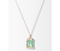 The Rose Sapphire & Recycled 9kt Gold Necklace