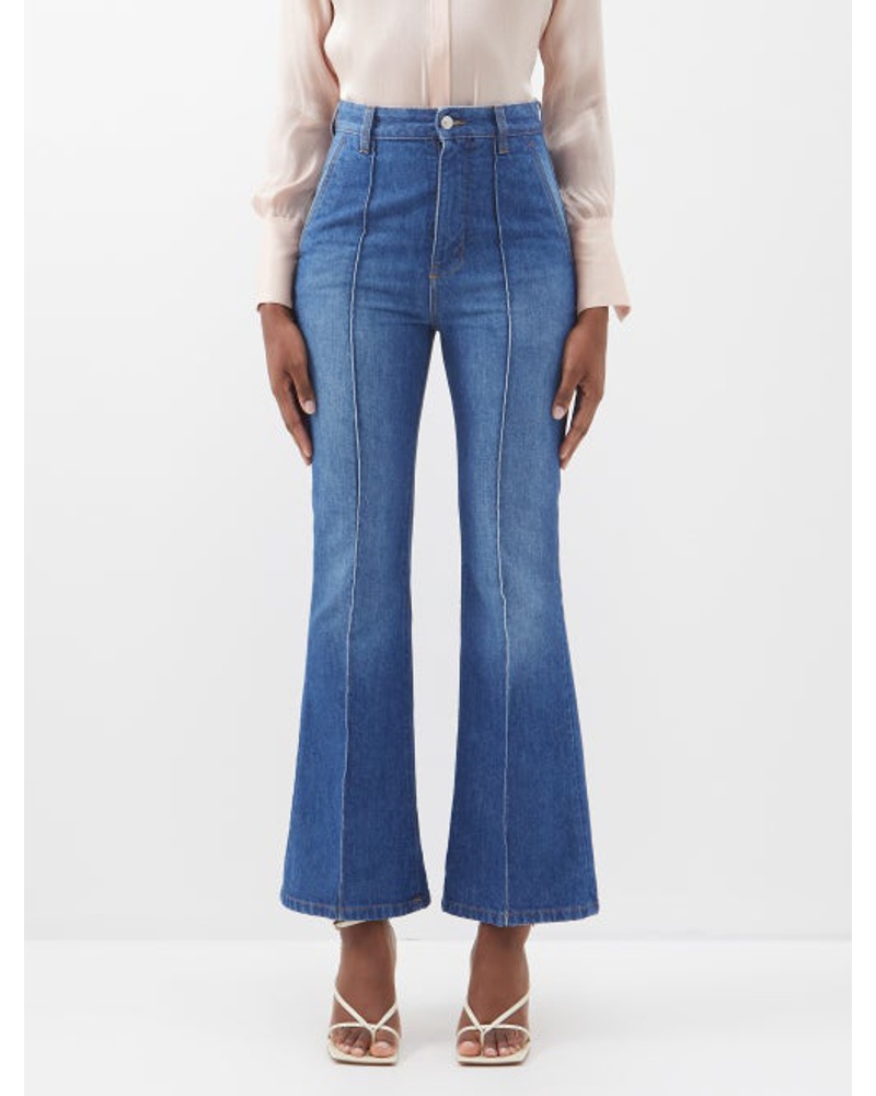 Victoria Beckham Damen Brigitte Centre-seam Jeans