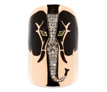 Elephant Diamond & 18kt Rose-gold Ring
