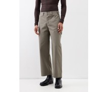 Frankie Cargo Straight-leg Cotton Trousers