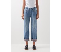 Reworked Levi's Denim Straight-leg Jeans