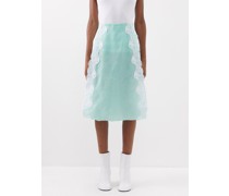 Lace-trim Organza Skirt
