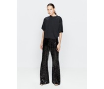 Sequin Flared Trousers