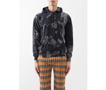 5 Cuts Tie-dye Cotton-blend Jersey Hoodie