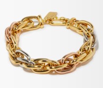 Trinity Rope 14kt Gold & Rose-gold Bracelet