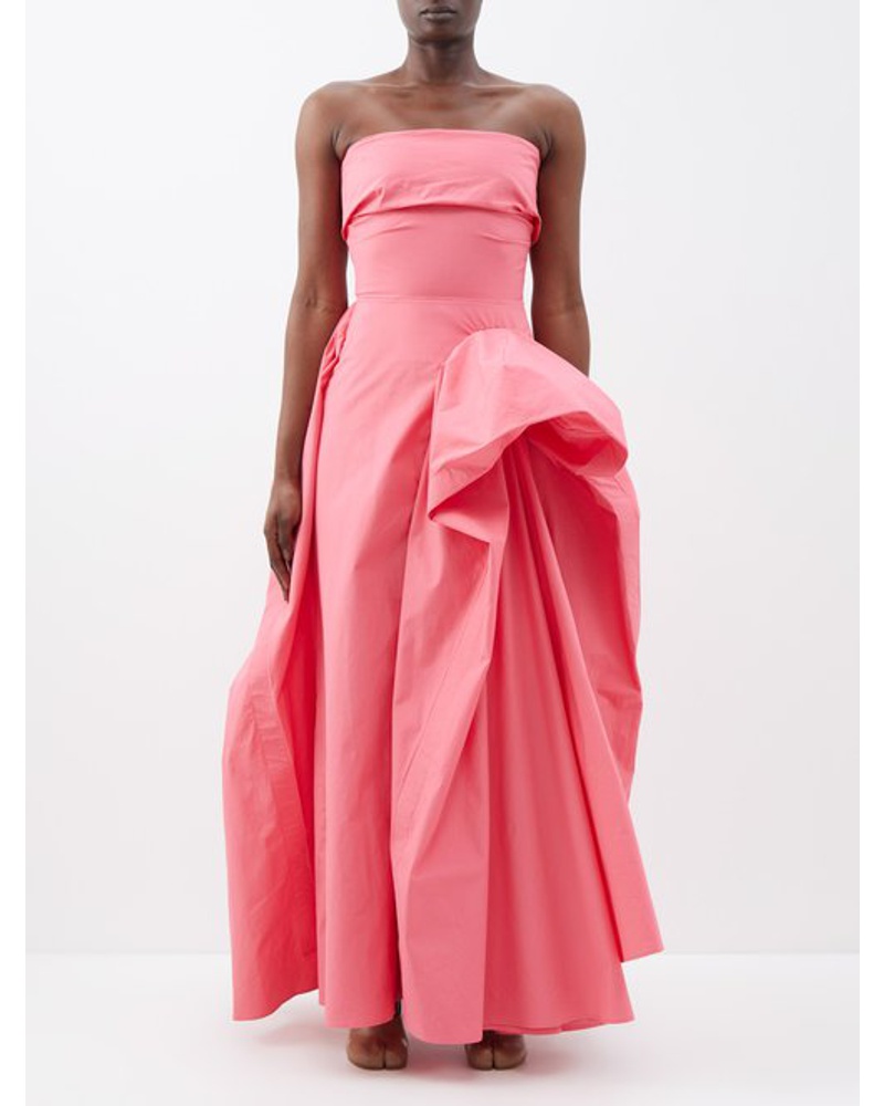 Molly Goddard Damen Manuela Gathered Cotton Gown