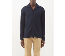 Giulio Moss-stitch Cotton Shirt