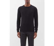 Cashmere-blend Crew-neck Sweater