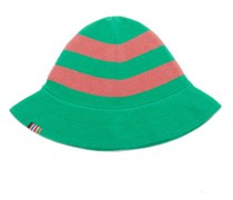 No.165 Rugby-stripe Cashmere Bucket Hat