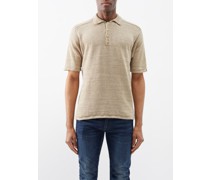 Washed-linen Polo Shirt