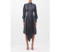 Polka-dot Silk Midi Dress