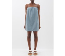 The Halter Cotton Mini Dress