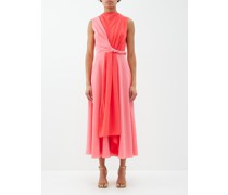 Parsa Colour-block Crepe Dress