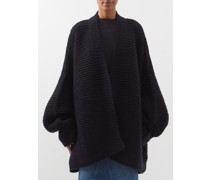 Cashmere-blend Hand-knit Cardigan