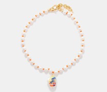 Chasing Sunsets Pearl & 14kt Gold-plated Necklace