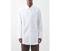 Big Welding Frayed Cotton-blend Poplin Shirt