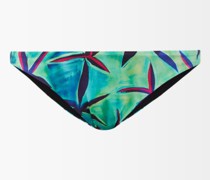 Starfish-print Recycled-fibre Bikini Briefs
