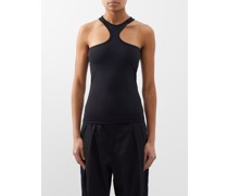 Racer-neck Jersey Tank Top