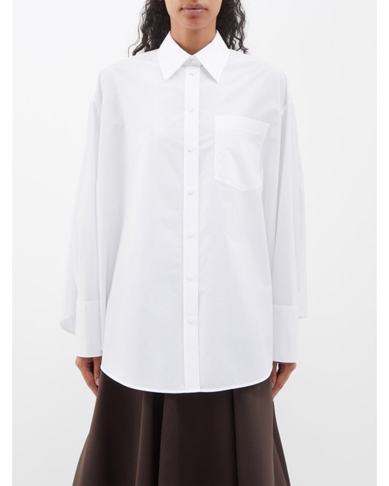 Valentino Garavani Damen Oversized Cotton-poplin Shirt