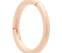 Plain 14kt Rose-gold Single Hoop Earring