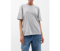 Viky Wool And Silk Short-sleeved Top