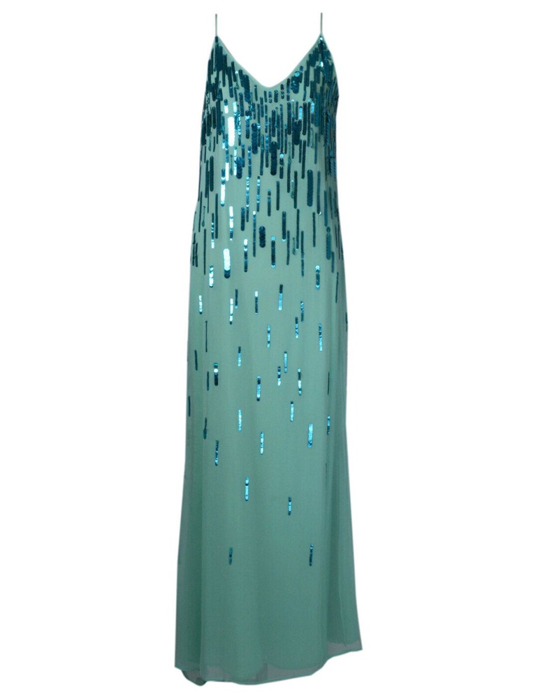 Amen Damen Langes Kleid