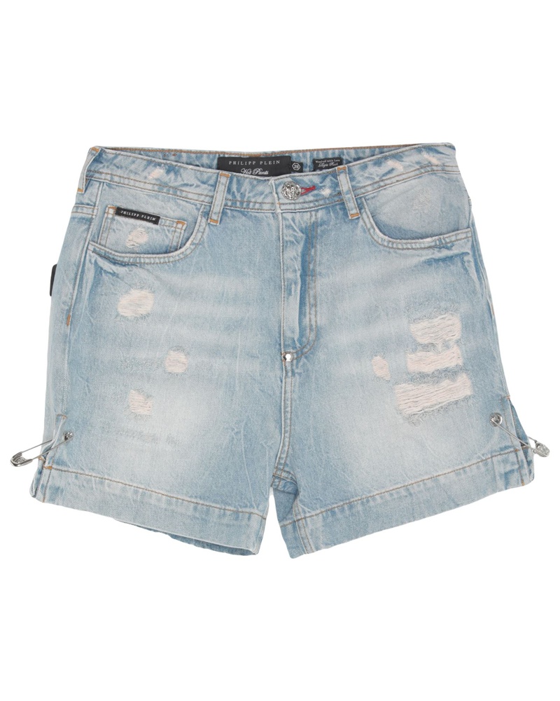 Philipp Plein Damen Jeansshorts