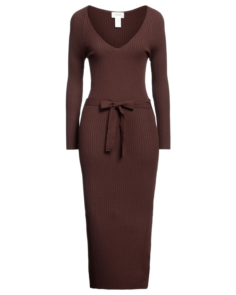VICOLO Damen Midi-Kleid