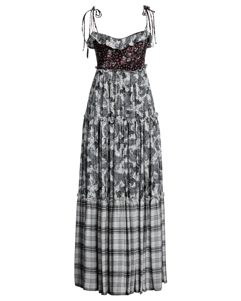 Amen Damen Langes Kleid