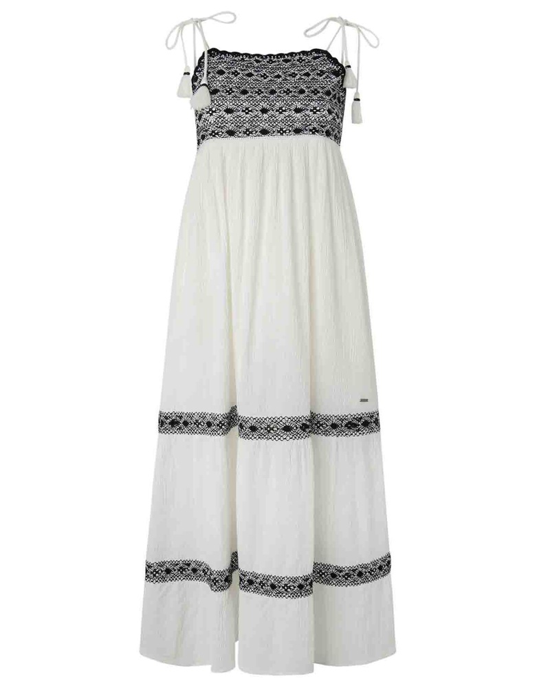 Pepe Jeans Damen Midi-Kleid
