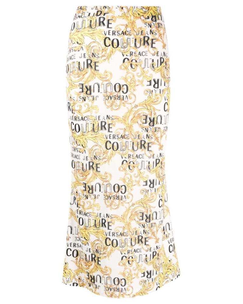 Versace Jeans Damen Midi-Rock
