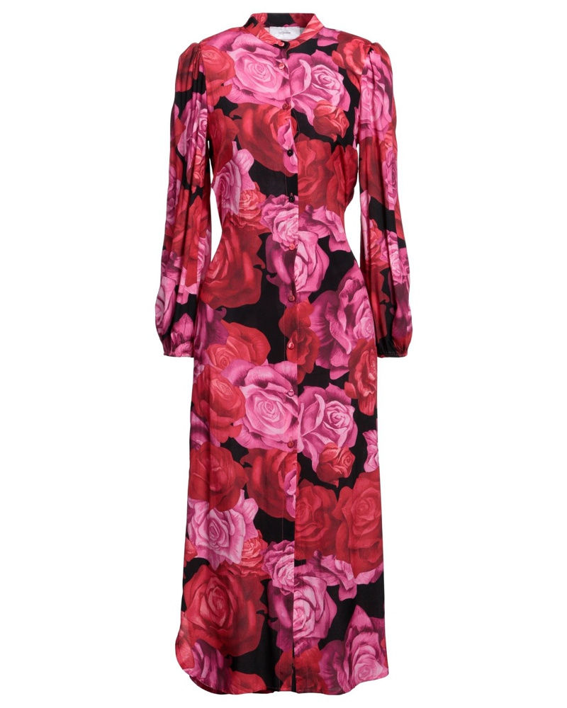 Soallure Damen Midi-Kleid