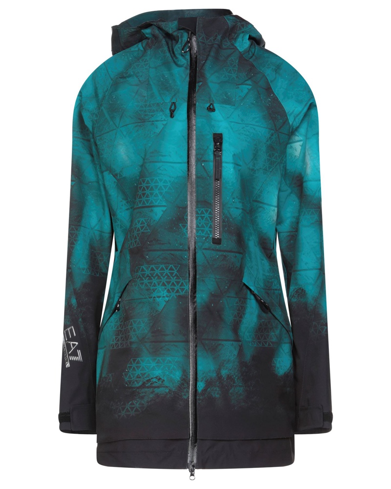 EA7 Damen Lange Jacke EA7 Damen Lange Jacke