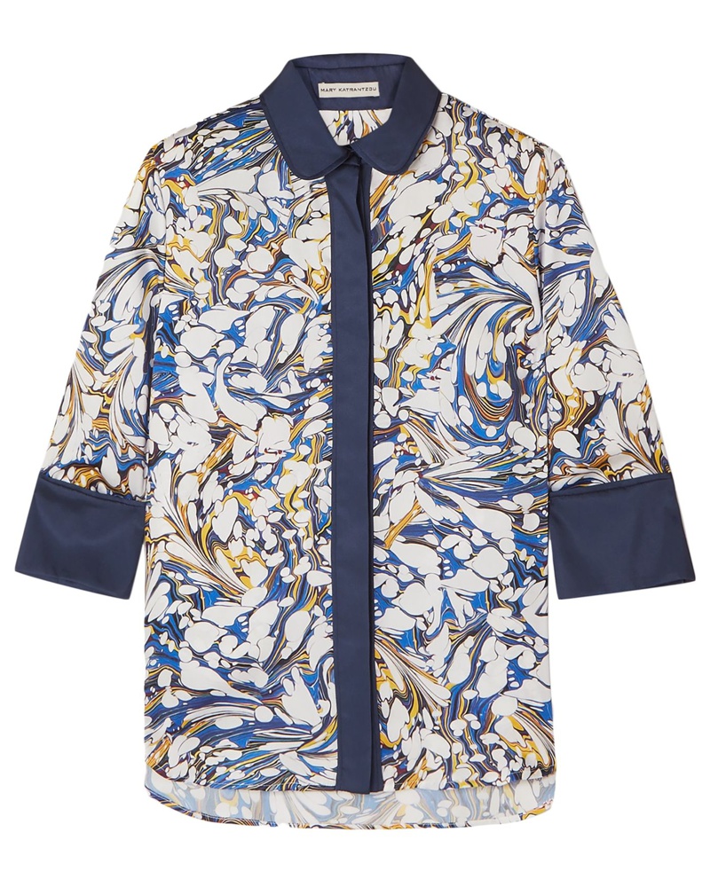 Mary Katrantzou Damen Hemd
