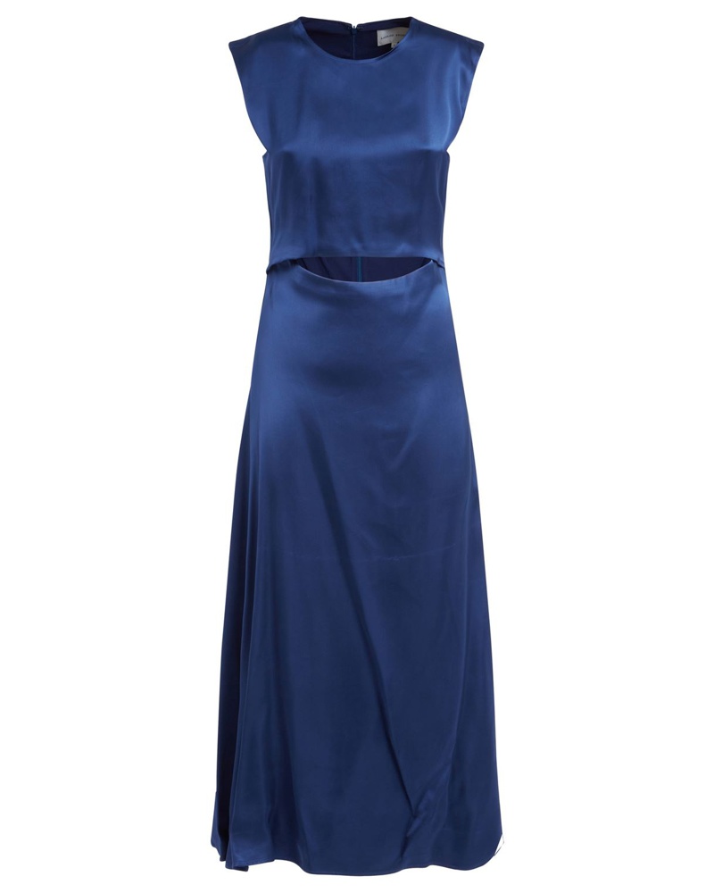 Loulou Studio Damen Langes Kleid