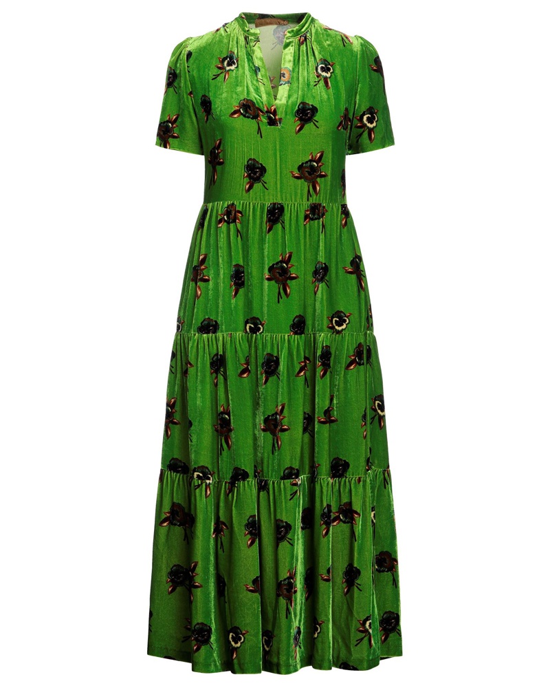 SIYU Damen Midi-Kleid