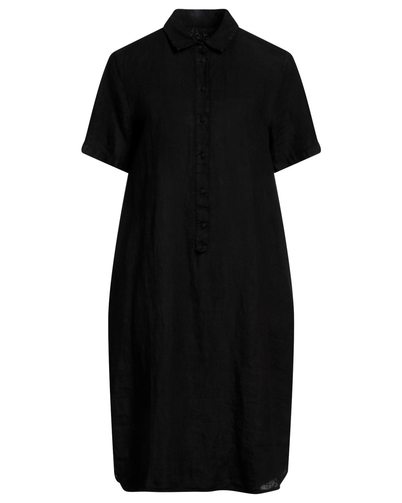 120% Lino Damen Midi-Kleid