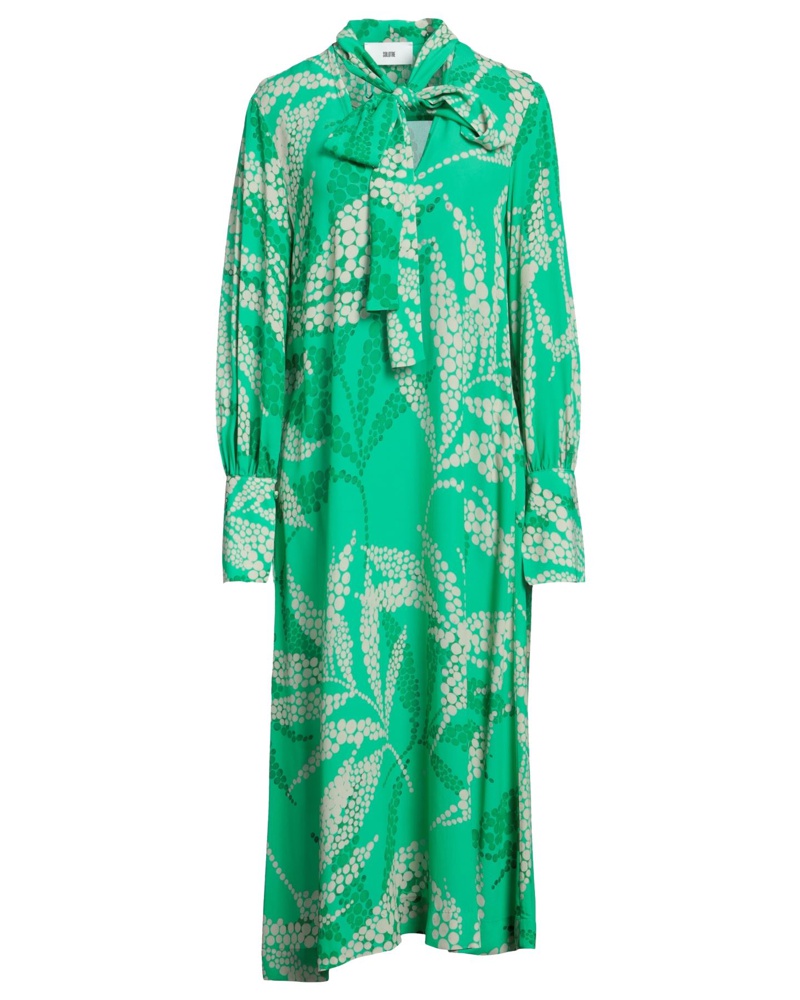 SOLOTRE Damen Midi-Kleid