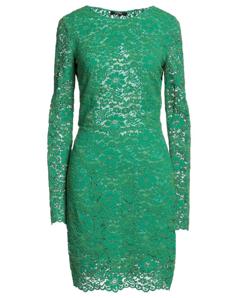 Amen Damen Kurzes Kleid