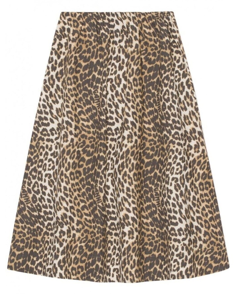 Ganni Damen Midi-Rock OG5890 Ganni Damen Midi-Rock OG5890